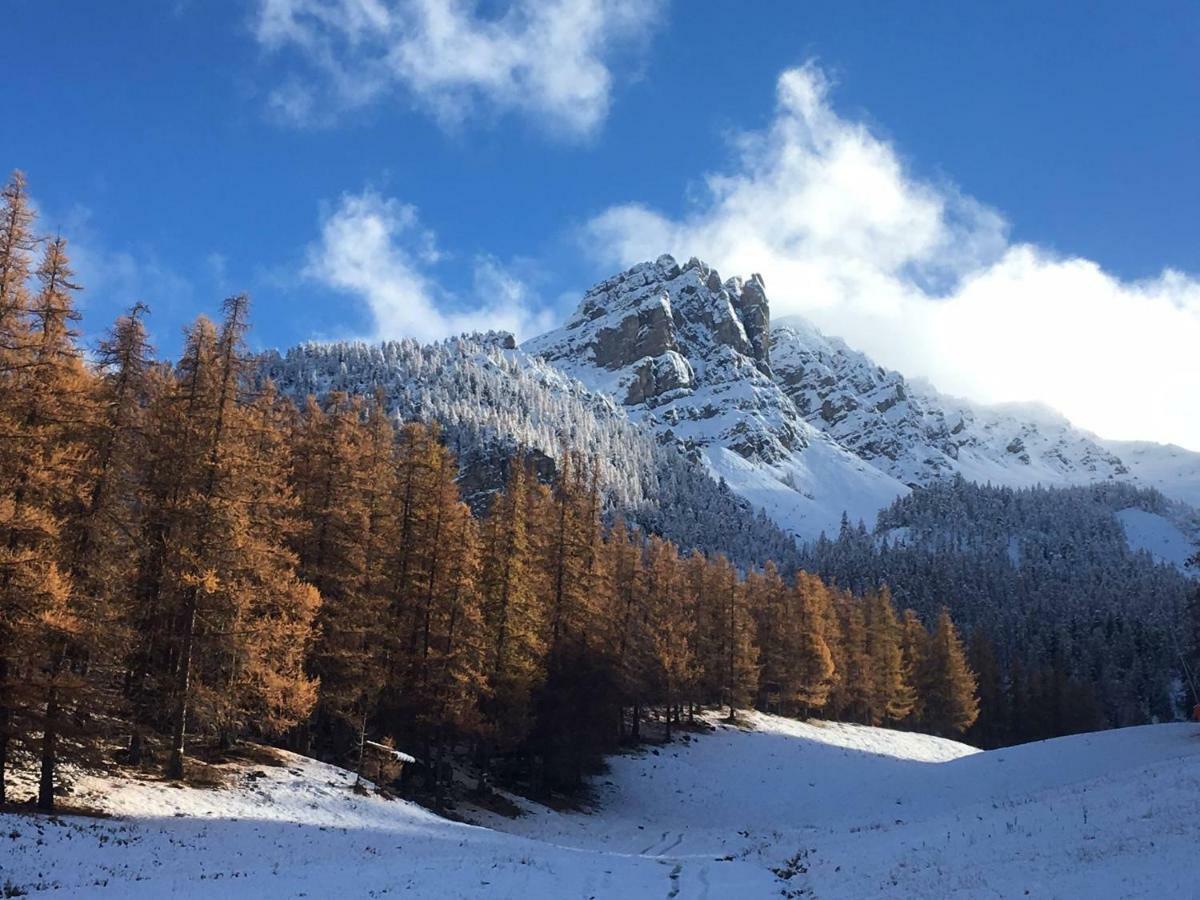 Le Gabion, Luxueux Appartement Avec Sauna, Serre Chevalier Vallee Saint-Chaffrey Luaran gambar