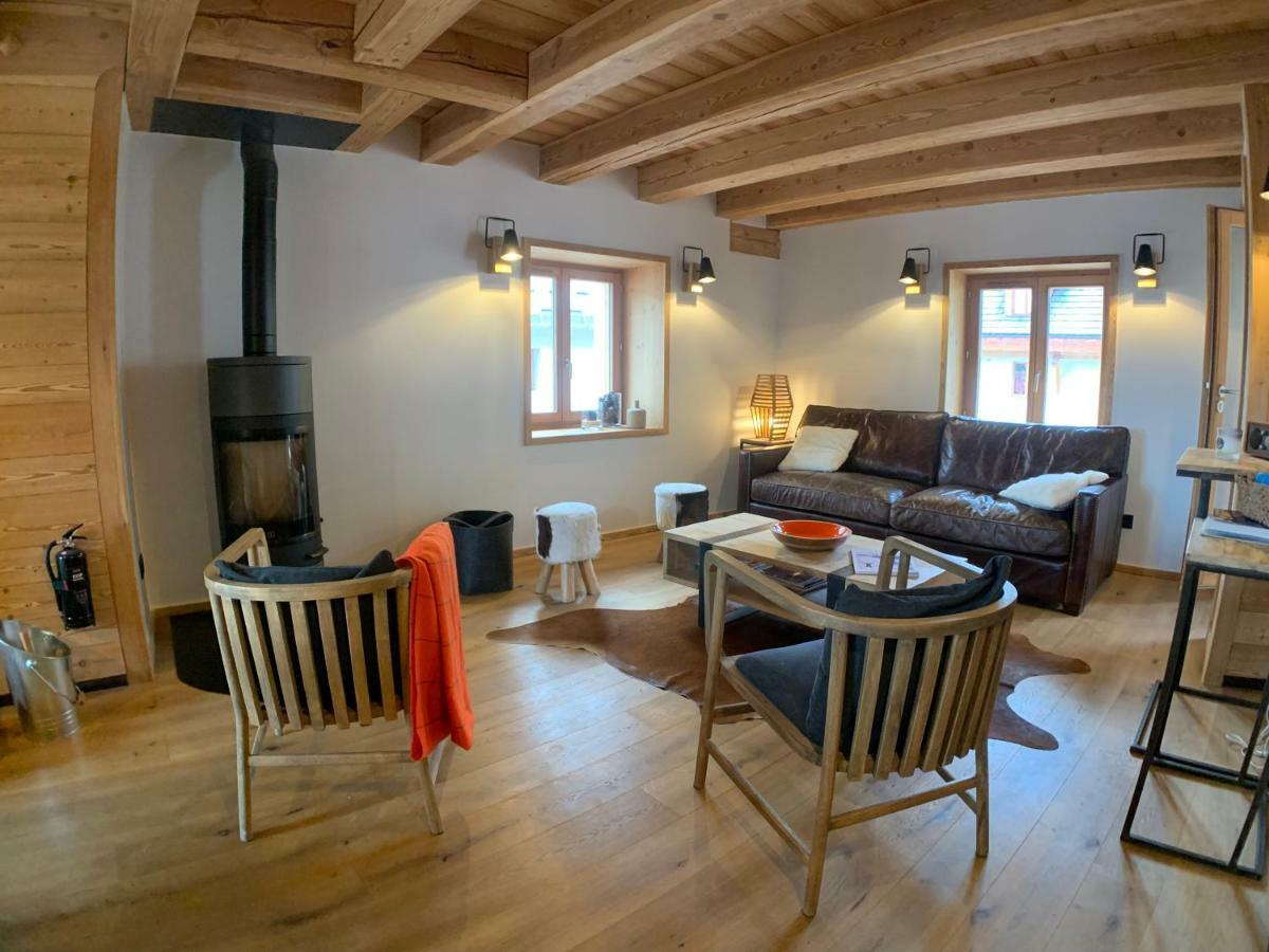 Le Gabion, Luxueux Appartement Avec Sauna, Serre Chevalier Vallee Saint-Chaffrey Luaran gambar