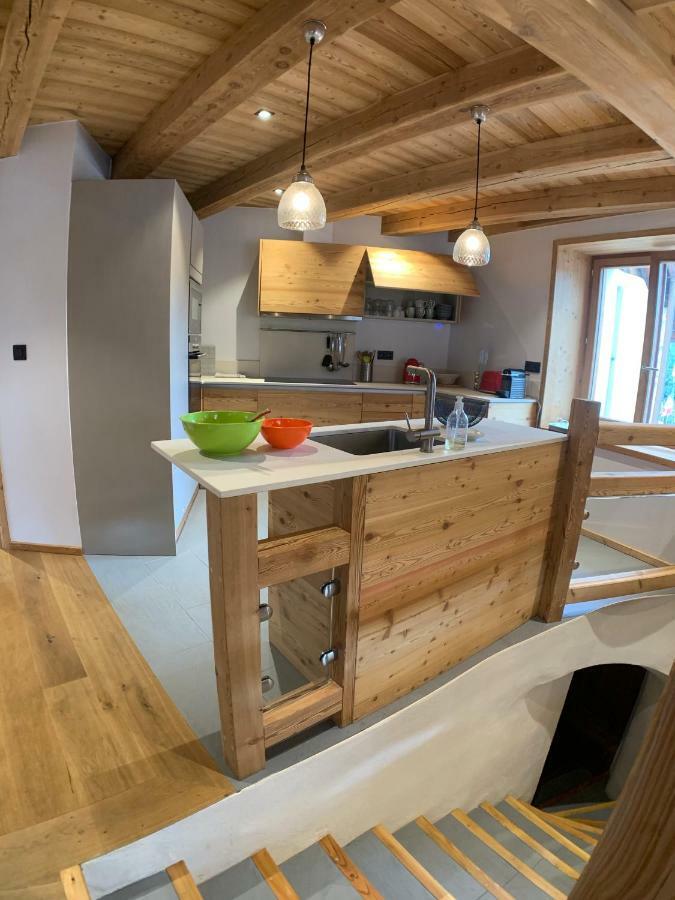 Le Gabion, Luxueux Appartement Avec Sauna, Serre Chevalier Vallee Saint-Chaffrey Luaran gambar