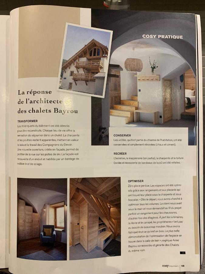 Le Gabion, Luxueux Appartement Avec Sauna, Serre Chevalier Vallee Saint-Chaffrey Luaran gambar